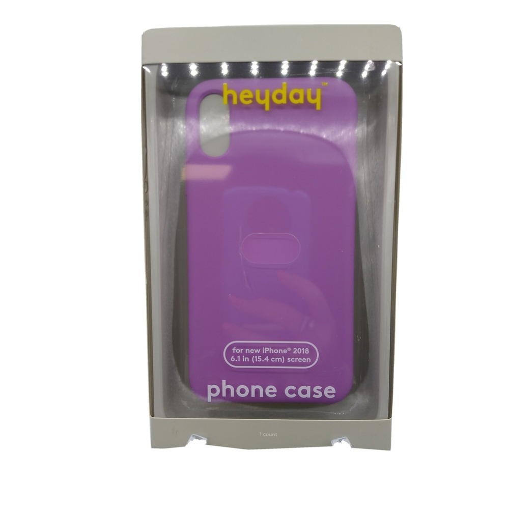 Heyday Apple iPhone XR Silicone Case Purple 6.1 inch Screen 2018 New